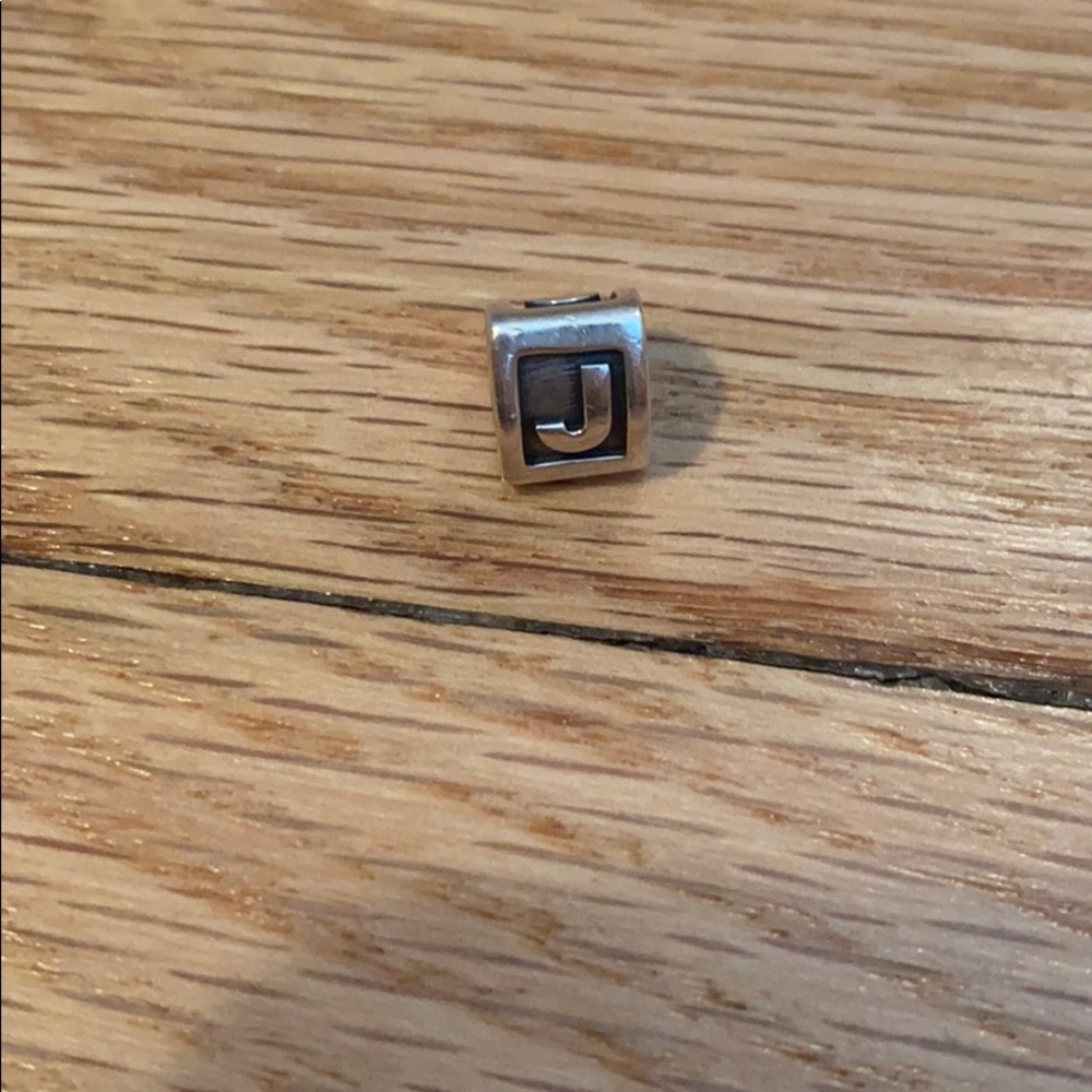 Pandora J charm